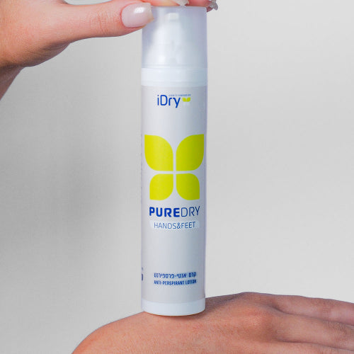 קרם אנטי-פרספירנט לכפות הידיים והרגליים PUREDRY