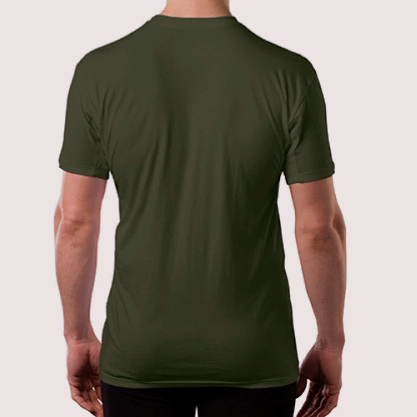 חולצת REGULAR FIT גברים צווארון עגול