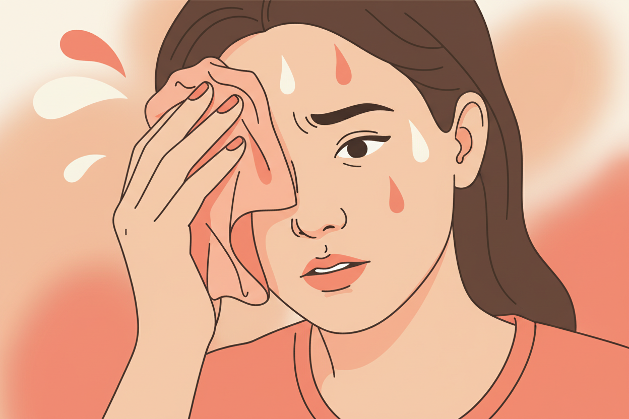 התפרצות זיעה פתאומית? המדריך המלא להבנת התופעה והתמודדות נכונה